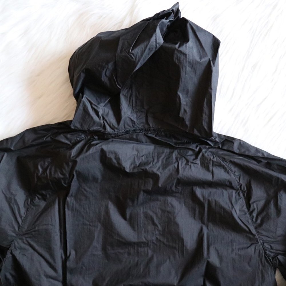 NEW Champion Black Oversized Wind Breaker Jacket Small - Picture 5 of 6